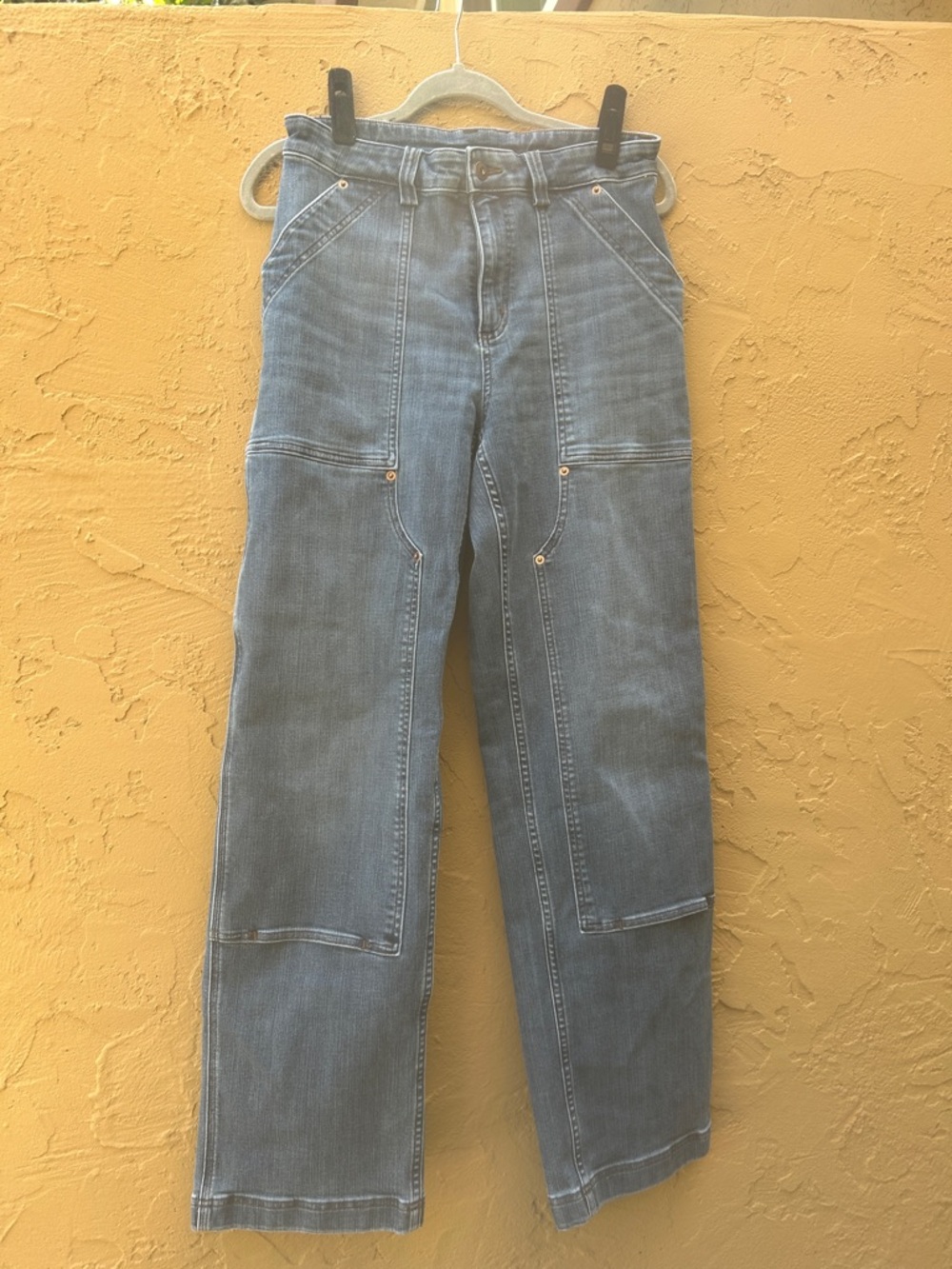 Deluth Trading Classic Women's Blue Carpenter Jeans - Sz 10L - Picture 2 of 5
